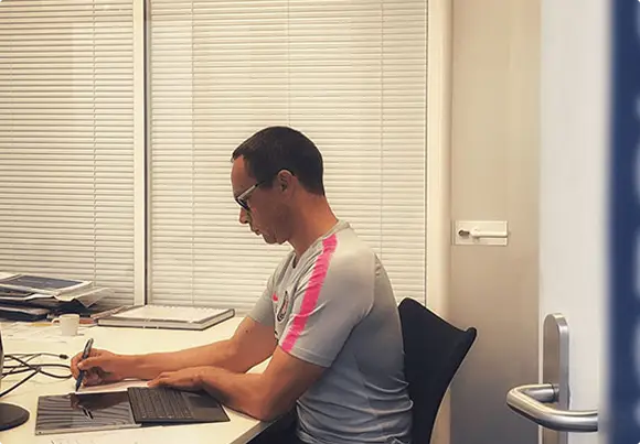 David Hernández as Head of Methodology at Paris Saint-Germain, Camp des Loges