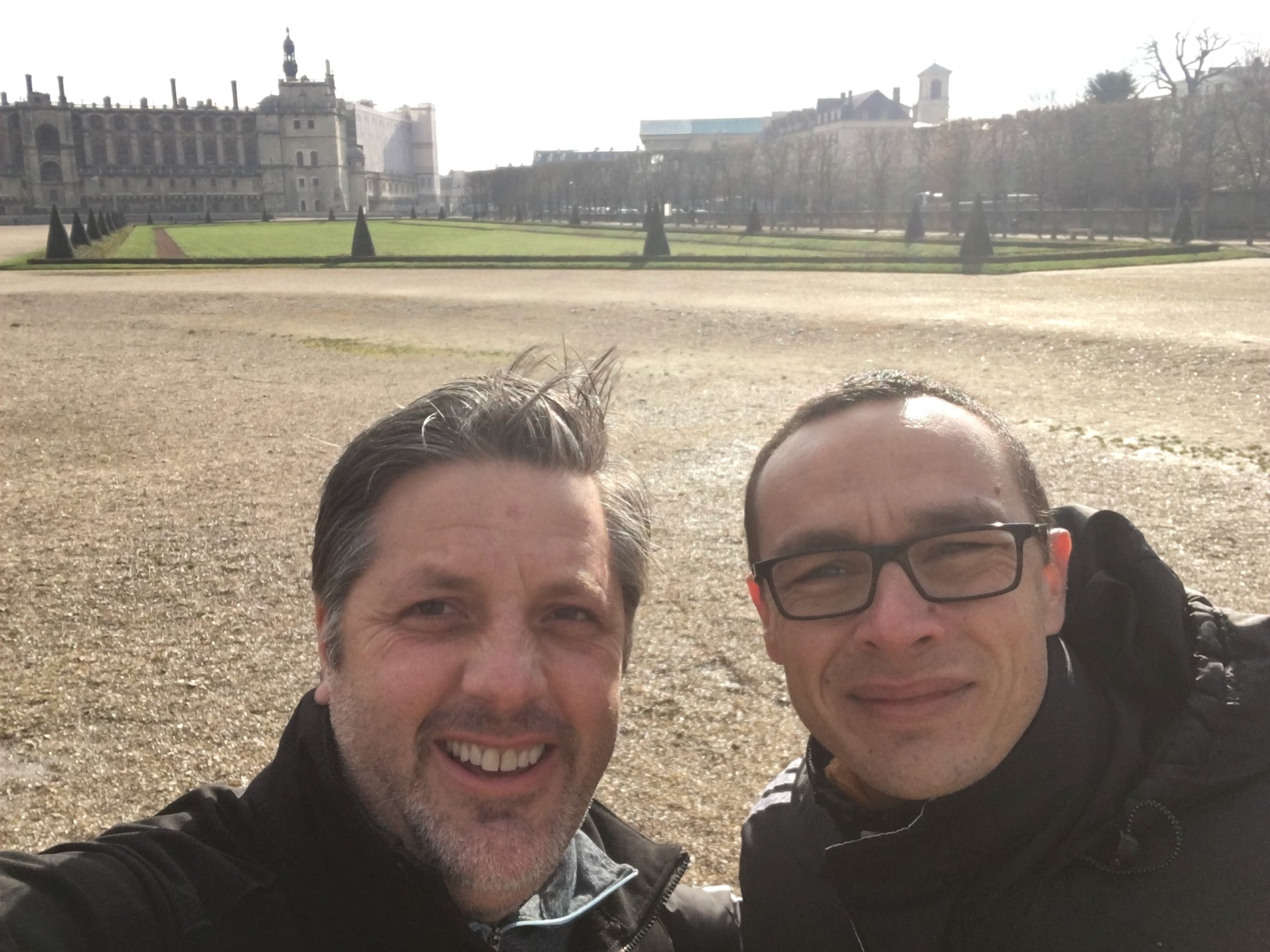Stefan Triandafilou and David Hernández at Saint-Germain-en-Laye, Paris